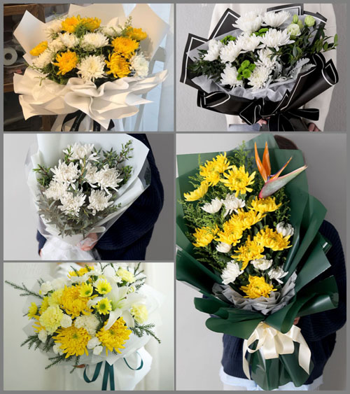 浙江省丽水云和县凤凰山街道后山村白事花束代送